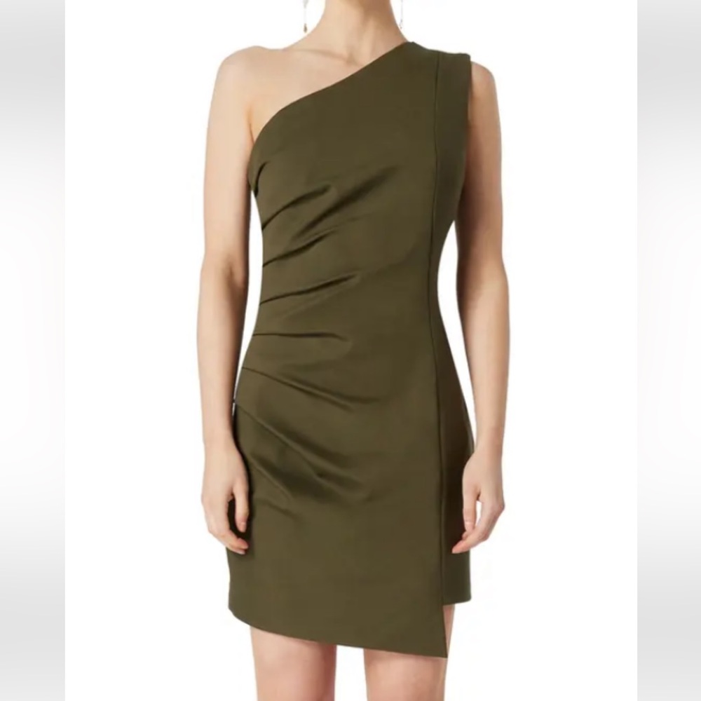 Light Pink Asymmetric Hem Elliatt Mini Dress